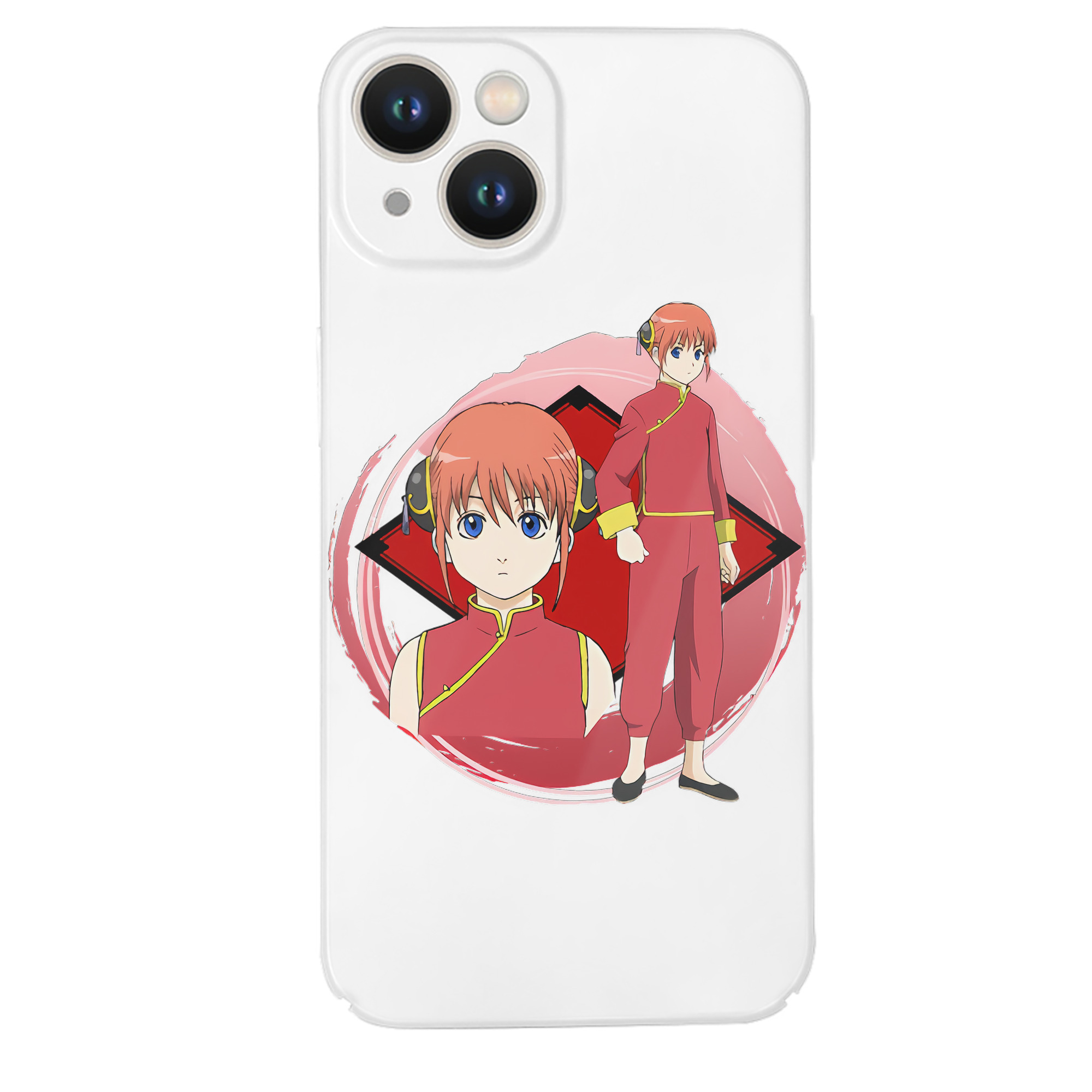（画像用） ぎんたま 坂田銀時（さかたぎんとき） 神楽 志村新八（しむら しんぱち） GINTAMA Sakata Gintoki Kagura Shimura Shinpachi 【iPhone 14シリーズ対応】ハードケース